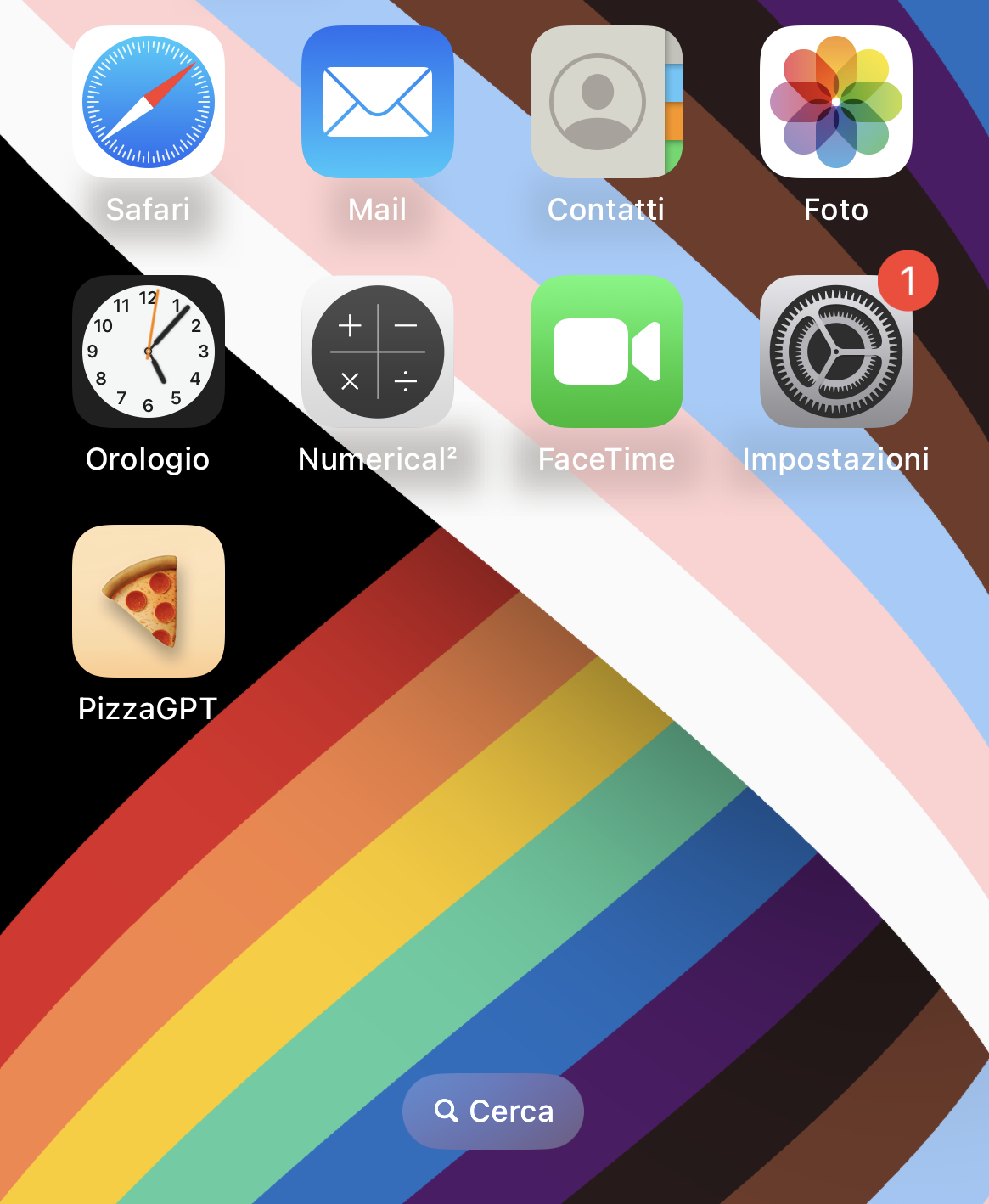 PizzaGPT on iPhone homescreen